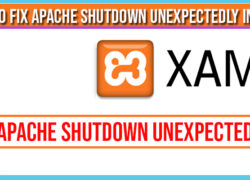 xampp unexpectedly apache shutdown fix mysql error starting port