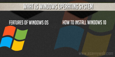 What is Windows Operating System & Features of Windows and How to Install Windows 10