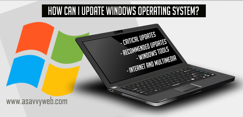 How Can I update Windows Operating System
