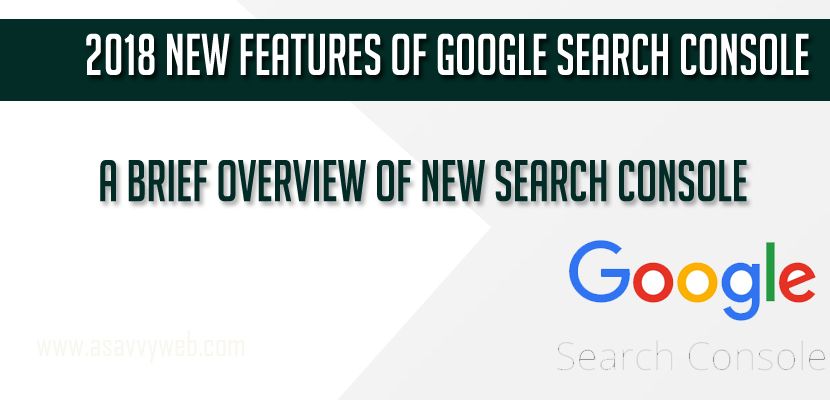2018 New Features of Google Search Console URL Inspection, Index Status