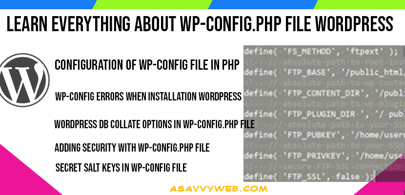 Learn Everything About wp-config