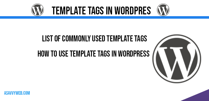 template-tags-in-wordpress