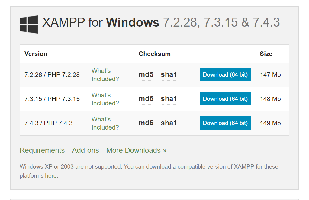 How to Download XAMPP For Windows