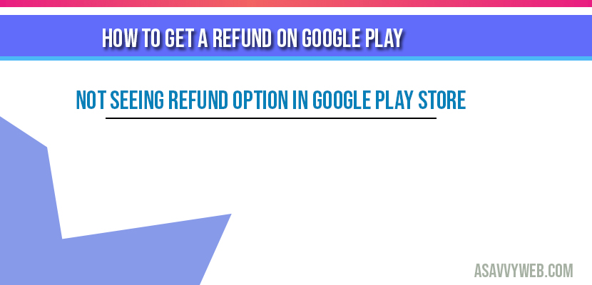 How to Get a Refund on Google Play
