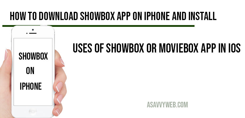 How to download Showbox App on IPhone and Install