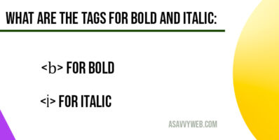 what are the html tags for bold and italic