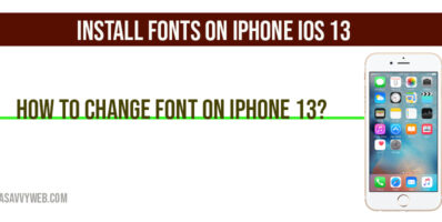 Install Fonts on iPhone IOS 13