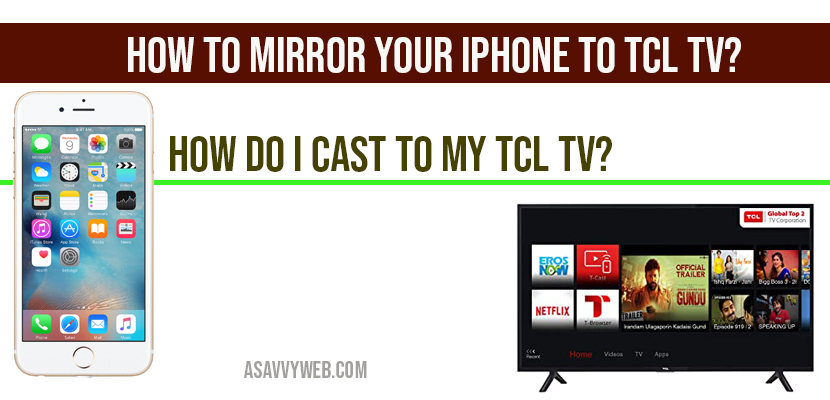 How To Mirror Iphone Tcl Smart Tv, How To Mirror Iphone Vu Smart Tv