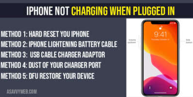 iPhone Not Charging When Plugged In (for All iPhones)