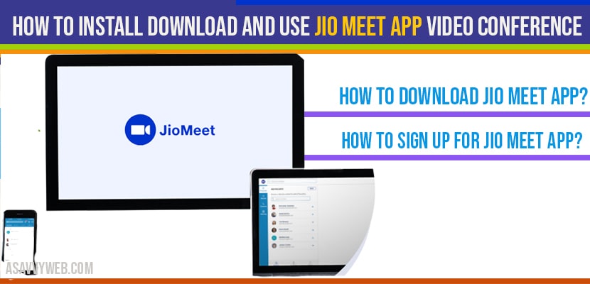 How to Install download and Use Jio Meet App Video Calling Conference App on Android