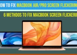 How to fix MacBook air-pro screen flickering
