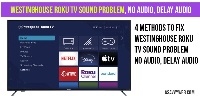 Westinghouse-Roku-tv-sound-problem-no-audio-delay-audio-min