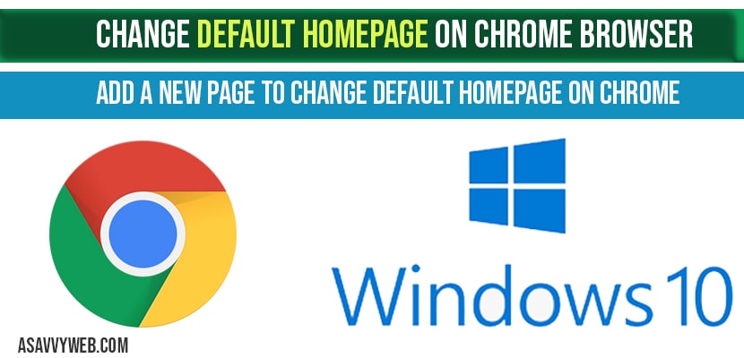 change-default-homepage-chrome