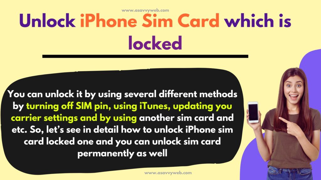 fix iphone sim card locked