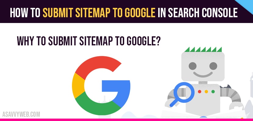 Submit sitemap to google in search console