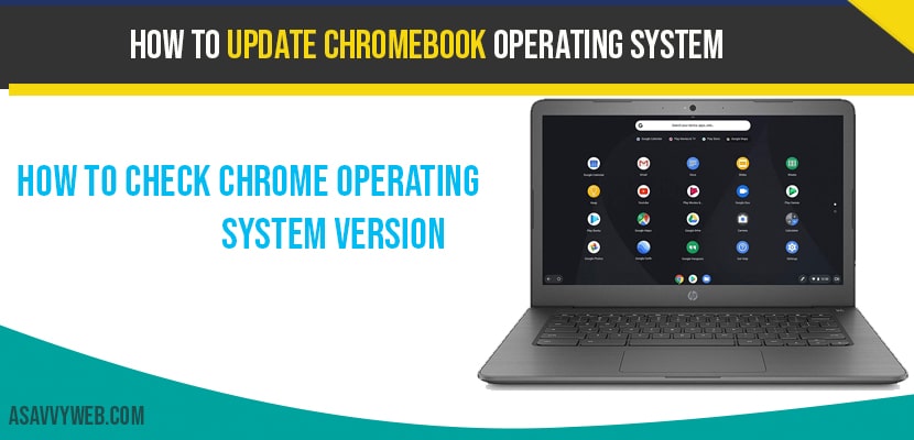 Update Chromebook Operating system