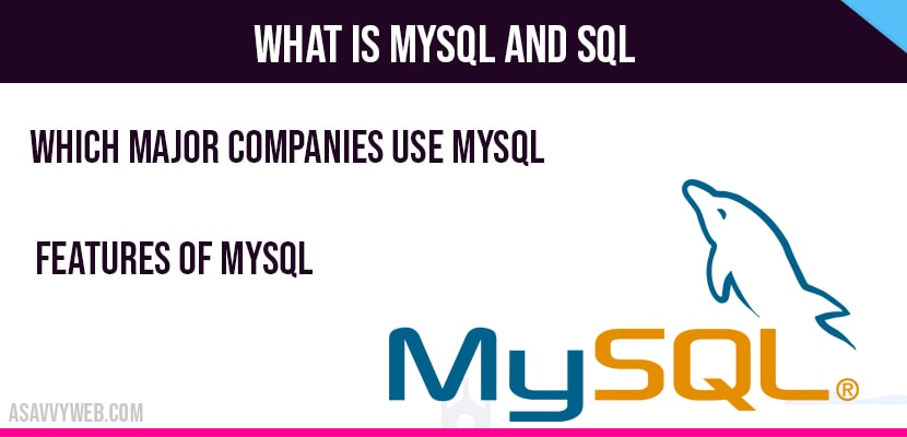 What is MySQL