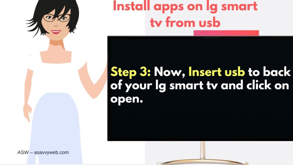 insert usb to lg smart tv