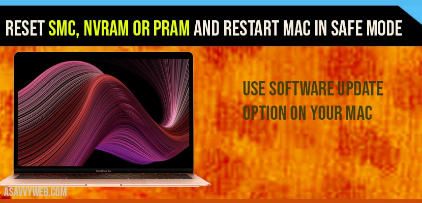 Reset-SMC-NVRAM-or-PRAM and restart your mac in safe mode
