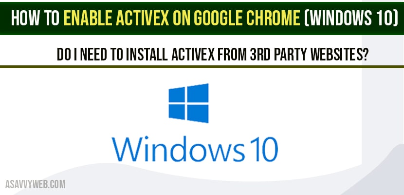 activex chrome windows 10 download