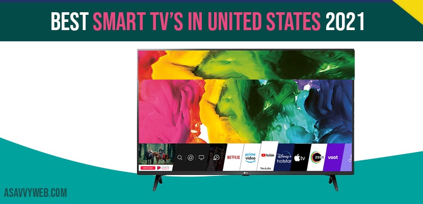 Best Smart TV's to buy in United States 2021