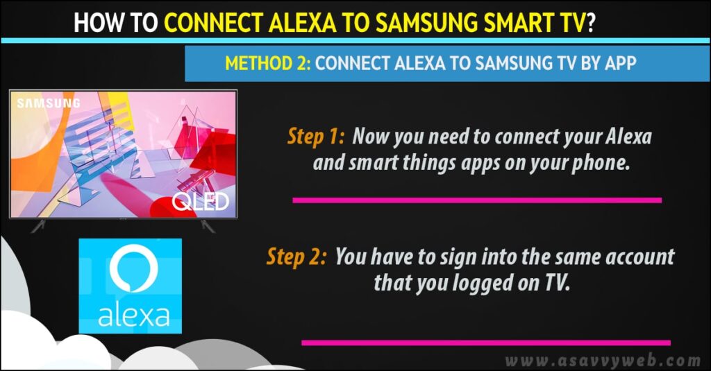 connect alexa to samsung tv by app