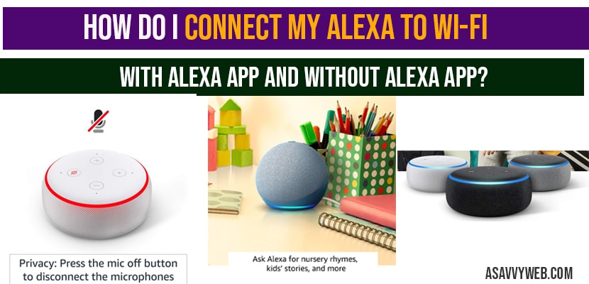 Connect My Alexa To Wi-Fi