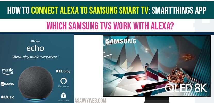 connect alexa to samsung smart tv