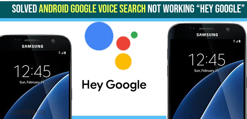 Google Voice Search Not working