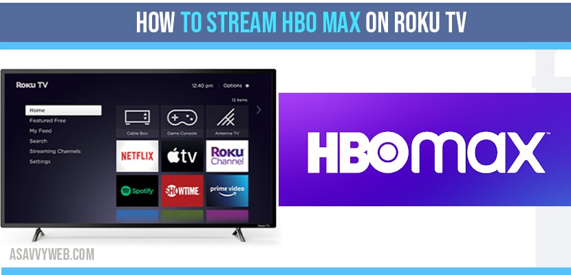How to Stream HBO max on Roku Tv