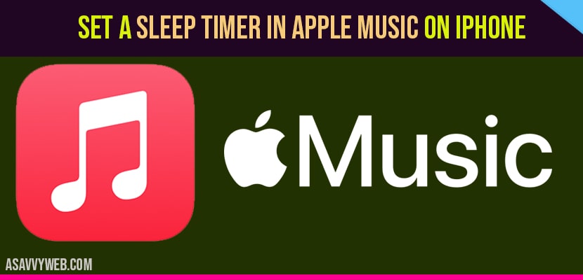 How to Set a Sleep timer in Apple Music on iPhone