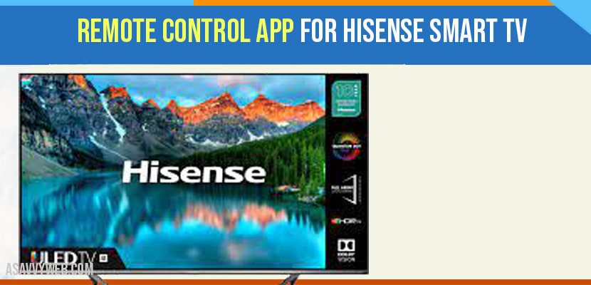 Remote Control App For Hisense Smart TV