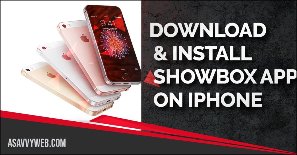 download and install showbox app on iPhone