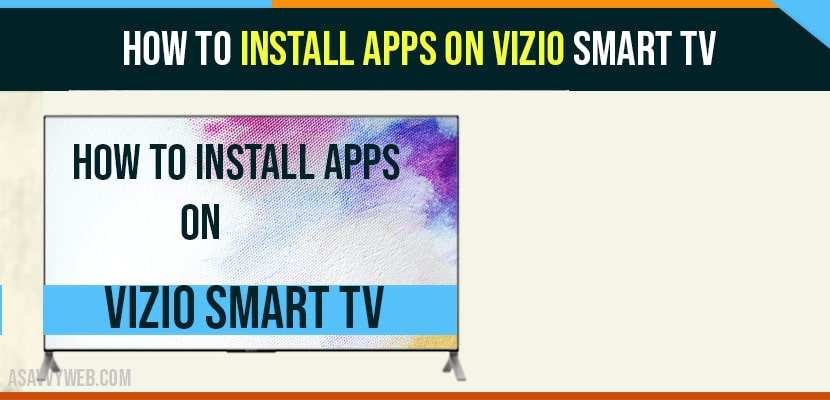 install apps on vizio smart tv