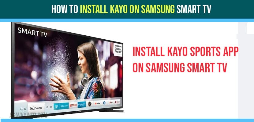 install kayo app on samsung smart tv
