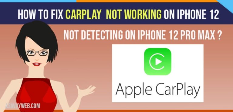 Carplay Not Working On iPhone 12 and Not Detecting on iPhone 12 PRO MAX