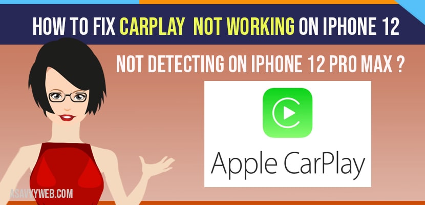 Carplay Not Working On iPhone