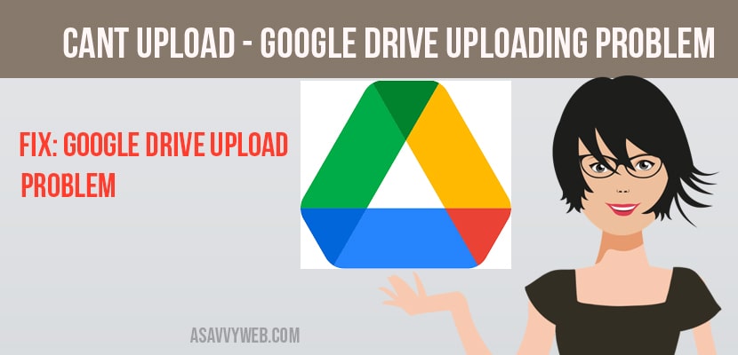 Solved: Google Drive Uploading Problem Waiting to Upload