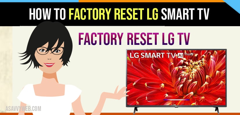 Factory reset lg smart tv with remote