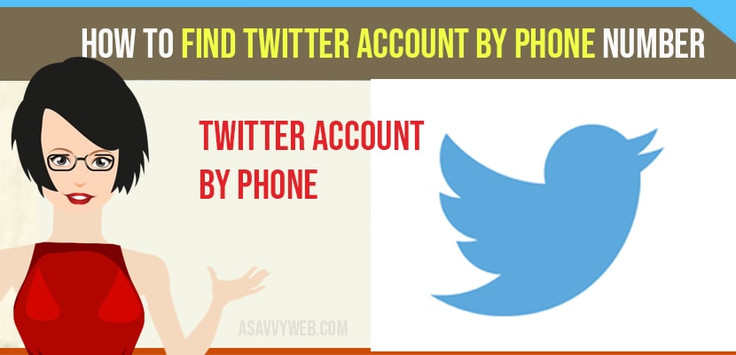 Find Twitter Account by Phone Number