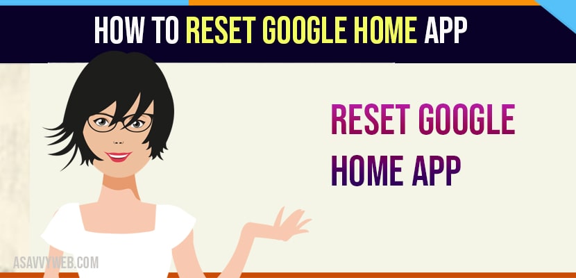How to Reset Google Home App