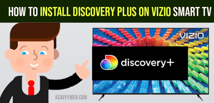install Discovery Plus on Vizio Smart TV