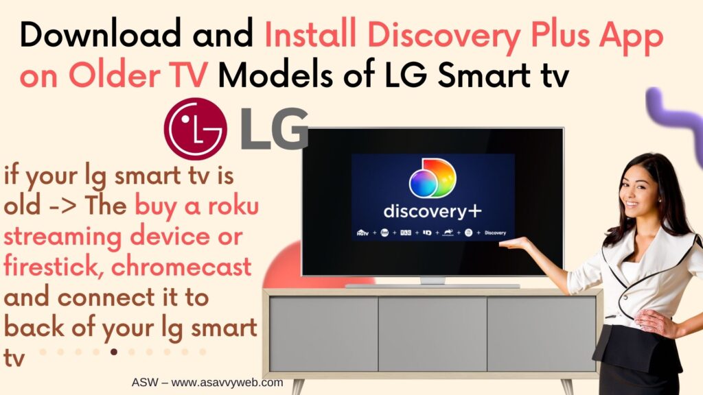 install discovery plus on old model of lg smart tv