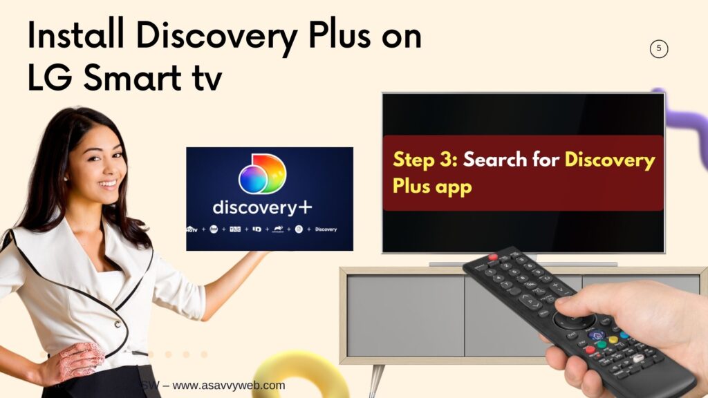 Search for Discovery Plus app