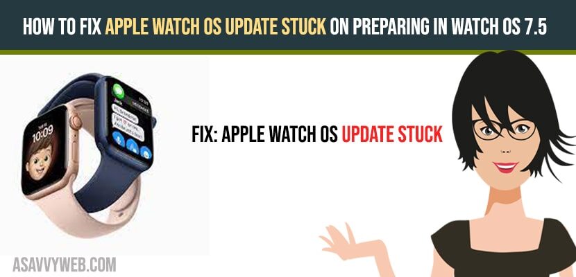Apple Watch OS Update Stuck