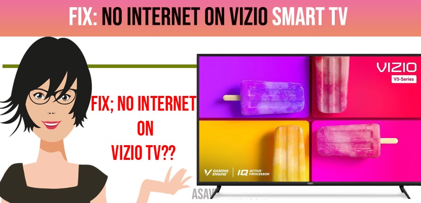 Fix No Internet on Vizio Smart tv