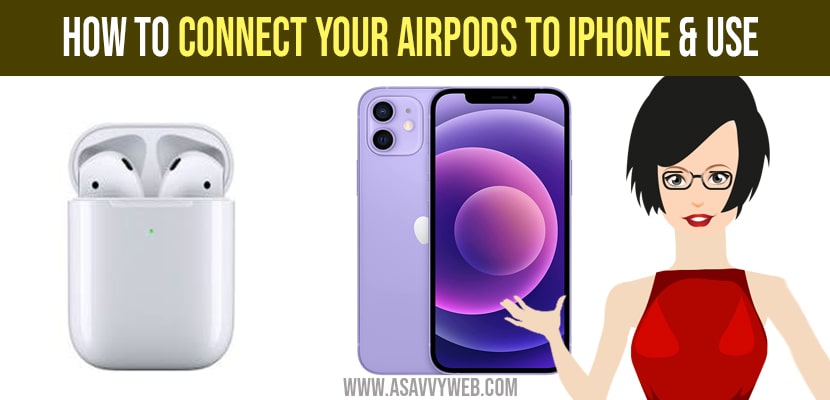 How to Connect your Airpods to iPhone & Use