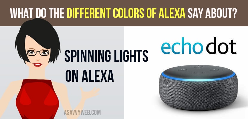 What Do the Different Colors of Alexa Say about?
