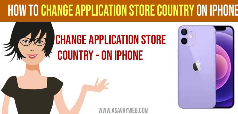 Change Application Store Country on iPhone