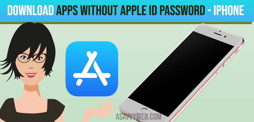 download apps without apple id password